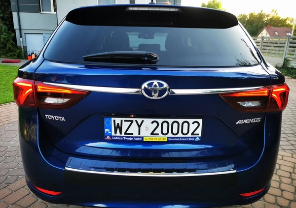 Toyota Avensis cena 42850 przebieg: 274700, rok produkcji 2015 z Korsze małe 781